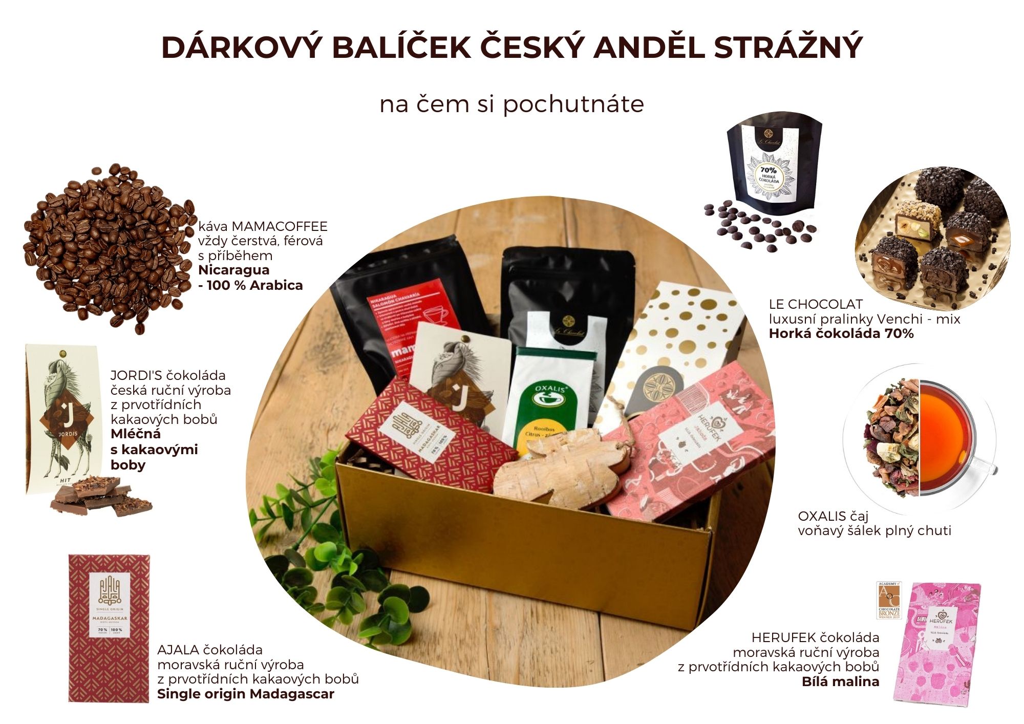 Darkovy balicek Cesky andel strazny vinovy komu
